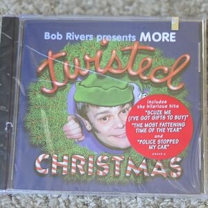 Bob Rivers Presents MORE Twisted Christmas CD New Old Stock Cracked Case